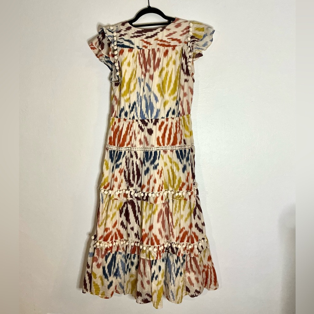 Colorful Patterned Women's Dress - Picture 6 of 6